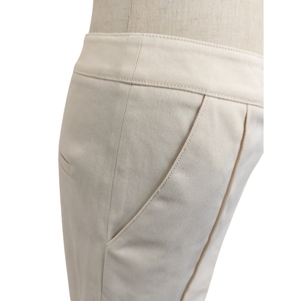 Veronica Beard Kimra Straight-Leg Pant Ecru US 4 - Picture 10 of 12